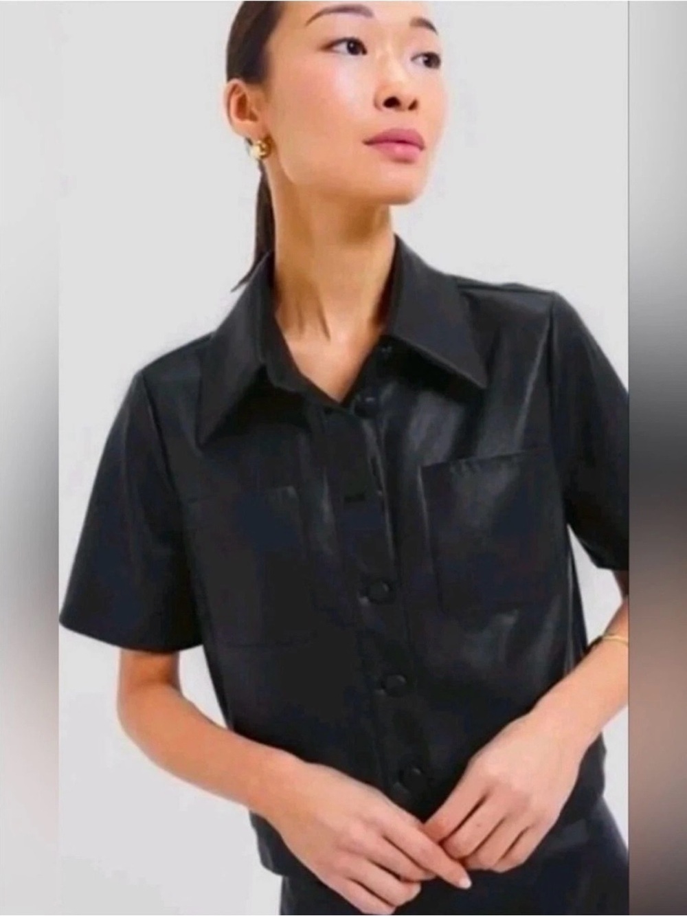 POMANDER PLACE (TUCKERNUCK BRAND) Vegan Leather Top